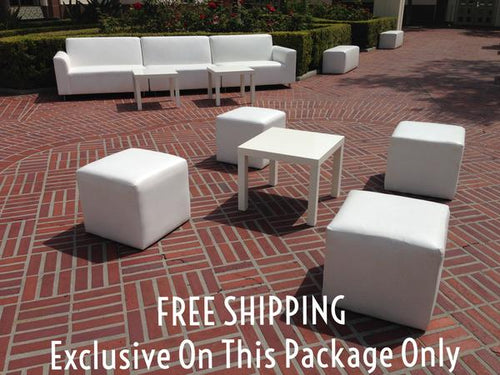 Kids Birthday Party Ottoman Rental Package FREE SHIPPING | Seats 4