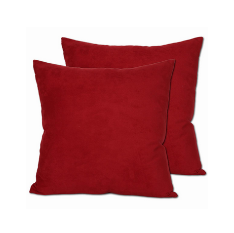 Red Accent Rental Pillow